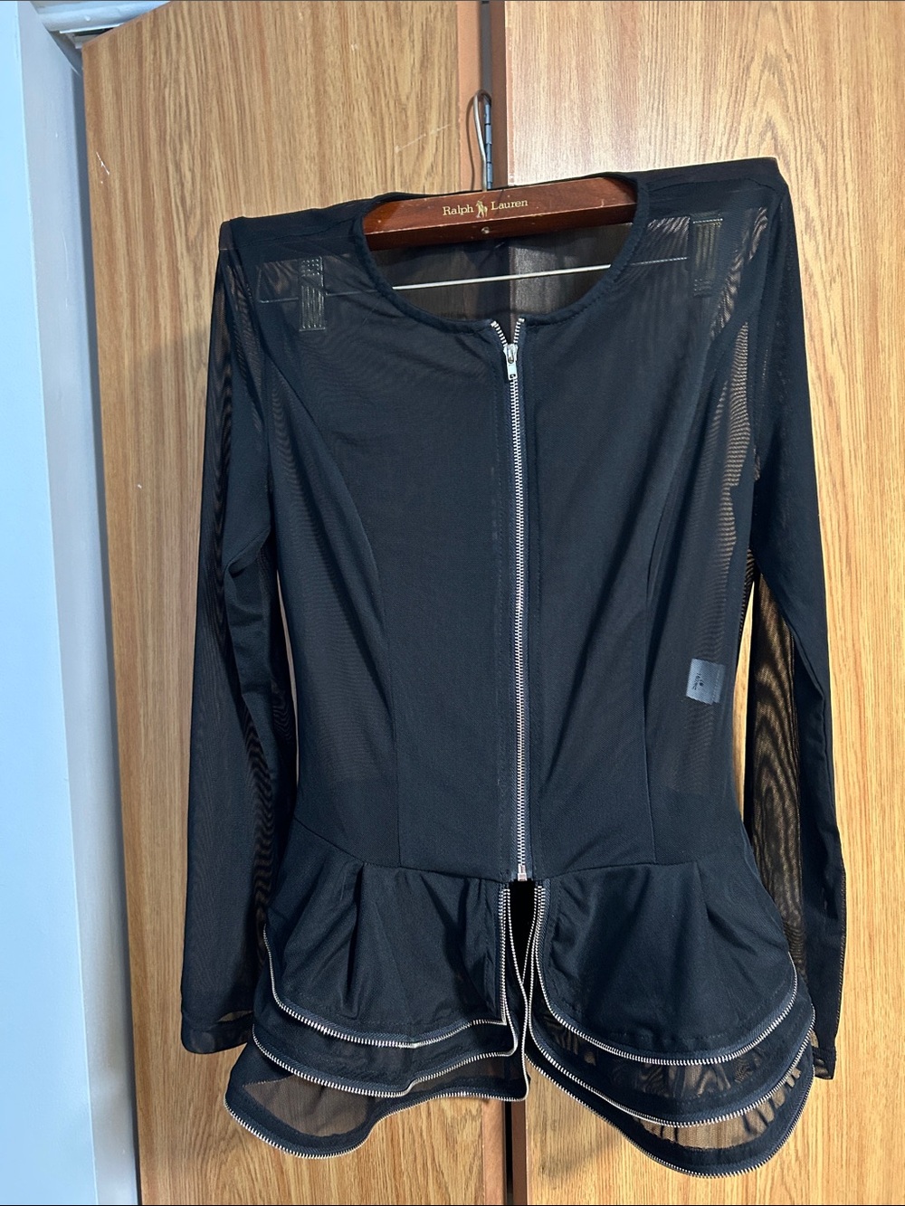 AKIRA Black Jacket with Red Brand Label